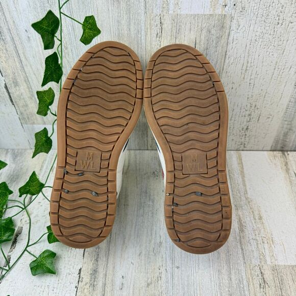 Madewell Court Sneakers Leather and Mesh Casual Athleisure Tennis Shoes Size 6.5 - Picture 6 of 8